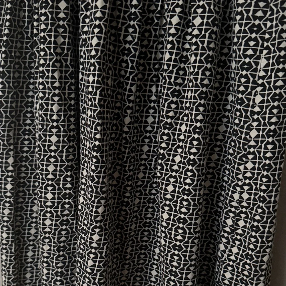 H&M Black and Off White Patterned Sleeveless Girls' Dress